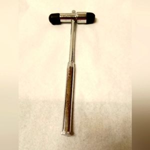 Rare Vintage Knee Percussion Reflex Hammer Feldene (Piroxicam) Engraved JJ Derou
